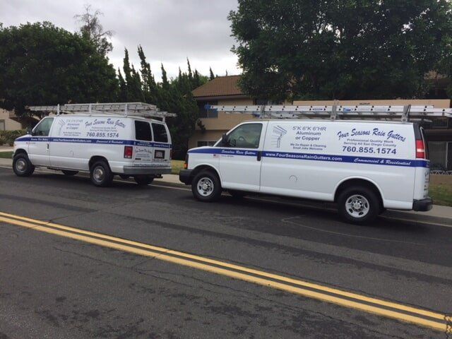 Four Season Rain Gutter Vans — Gutter Repair in Escondido, CA