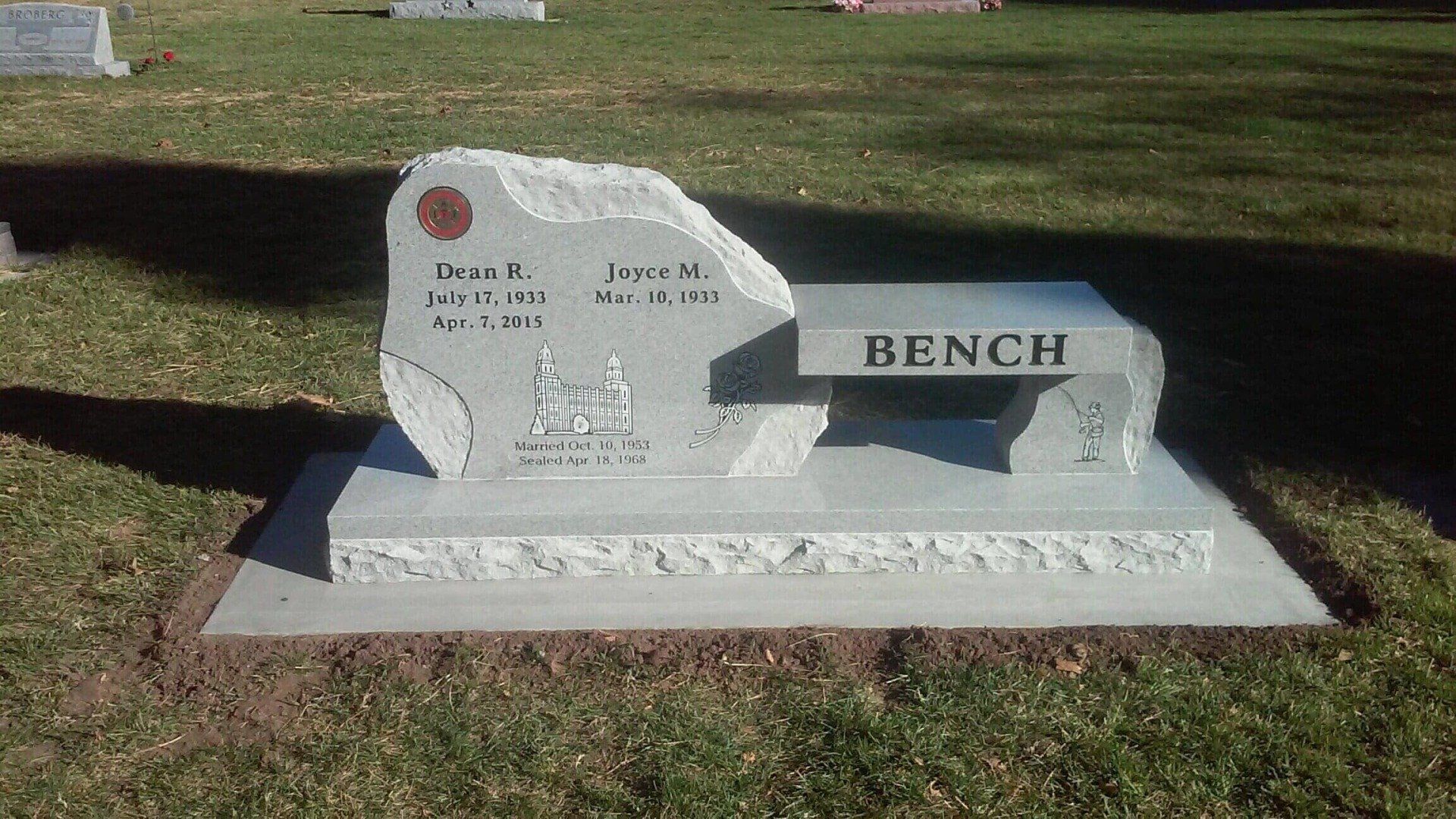 Memorial Benches | Springville, UT | Memorial Art Monuments