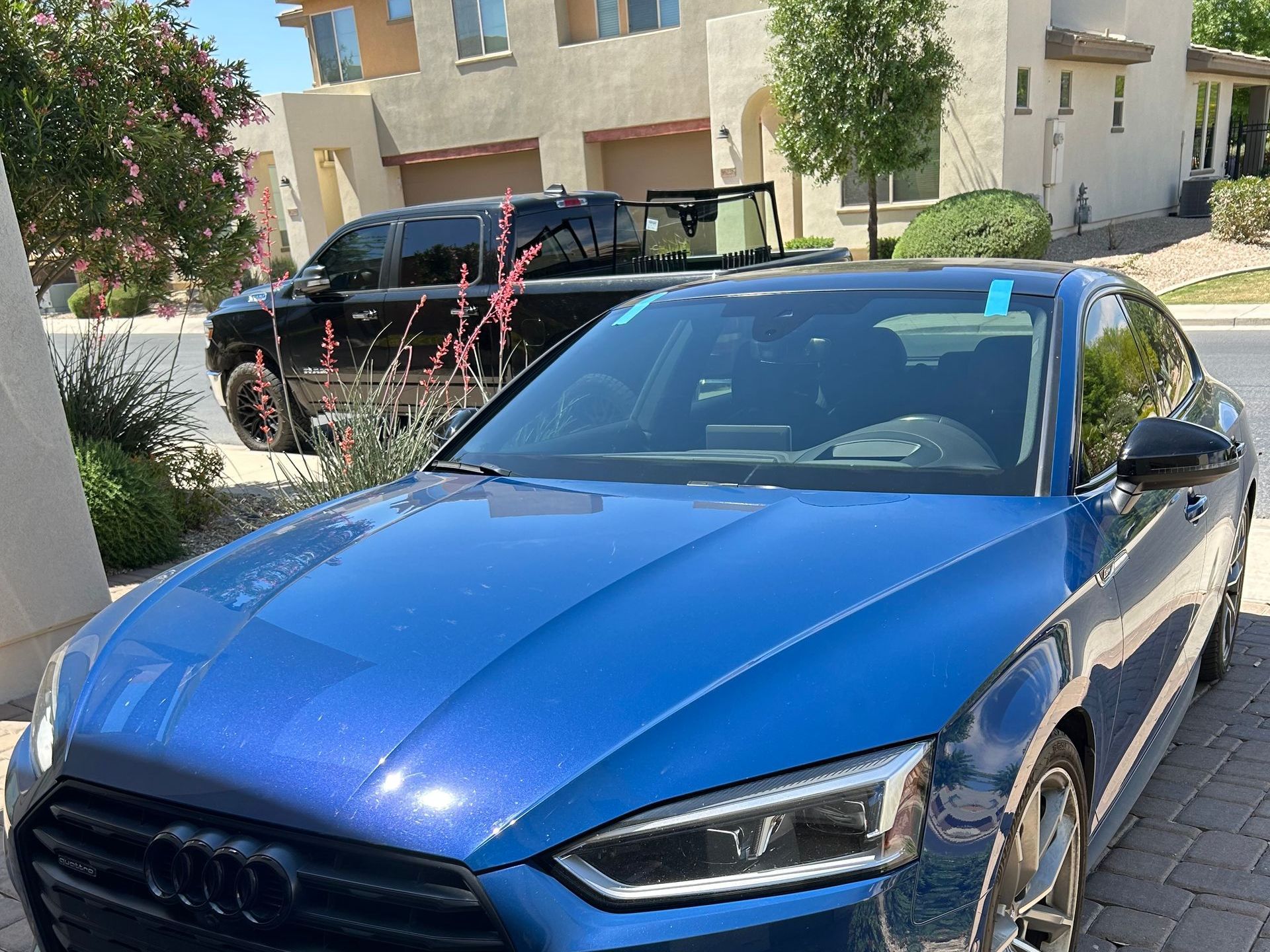 Changing a cracked windshield to avoid a ticket in Arizona