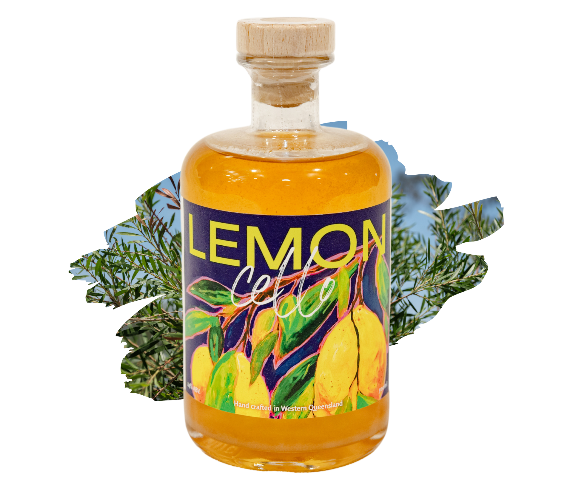 A bottle of Lemoncello.
