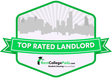 Rent College Pads Top Rated Landlord Award Logo