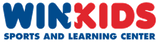 The logo for win kids sports and learning center