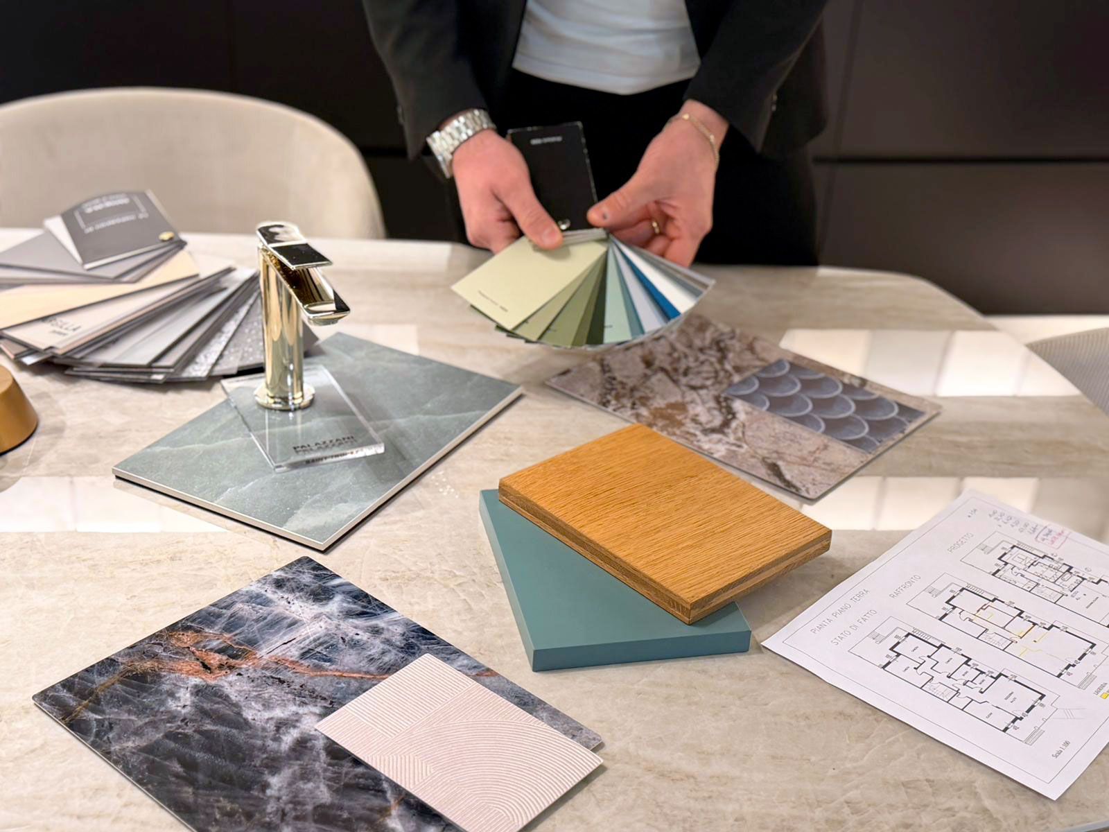 showroom materiali di design