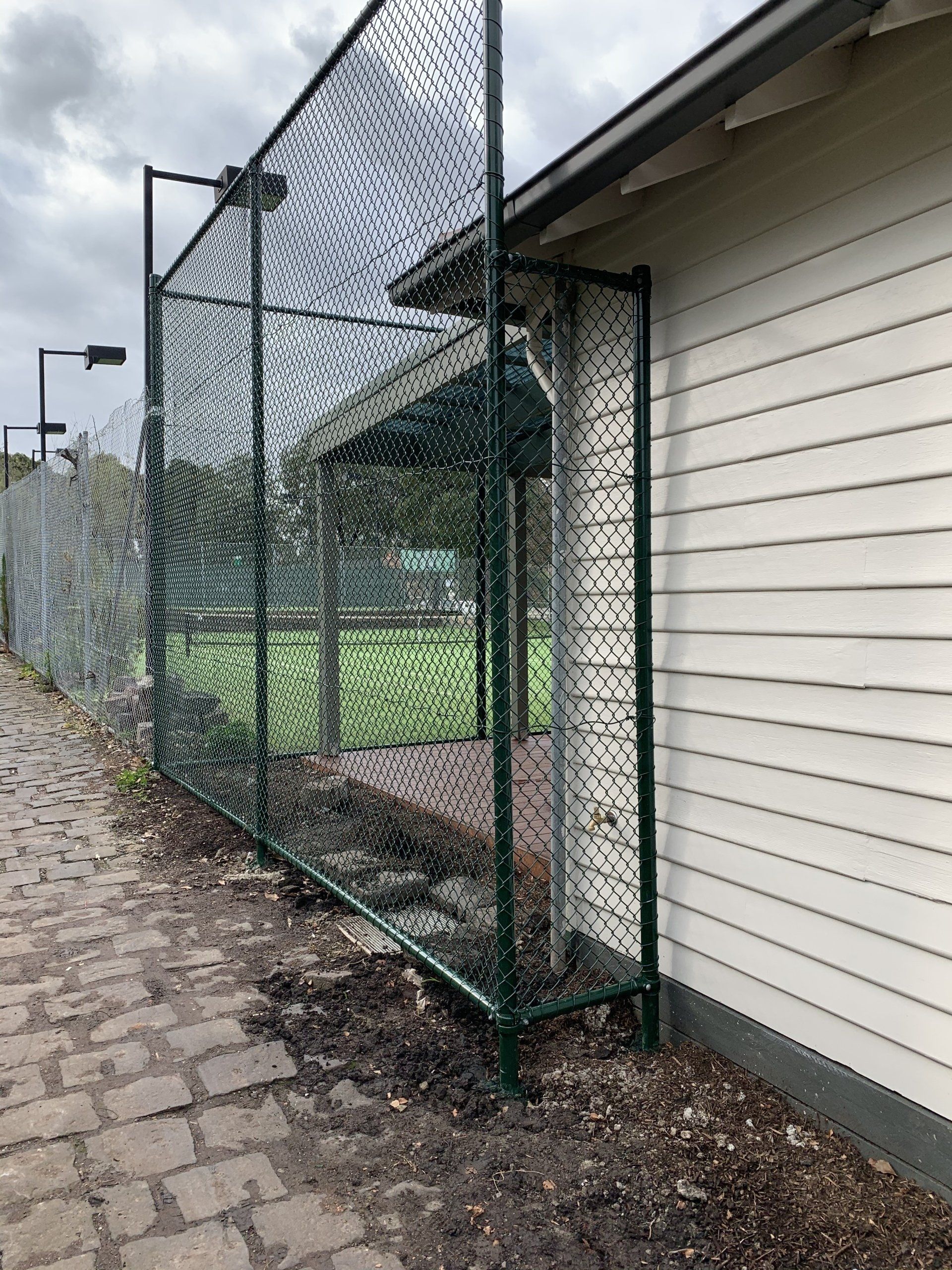 protective chain link fence in coburg melbourne