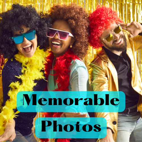 Photo of Birthday Party with Props. We offer everything: The Roaming Halo, The Roaming Halo Las Vegas, Photo Booth Rental, Photo Booth Las Vegas, Photo Booth Corporate, Photo Booth Recepion, Photo Booth Wedding, and Photo Booth Event. Hevenly Photo Booth services all of the Las Vegas areas. Fun Party Entertainment.