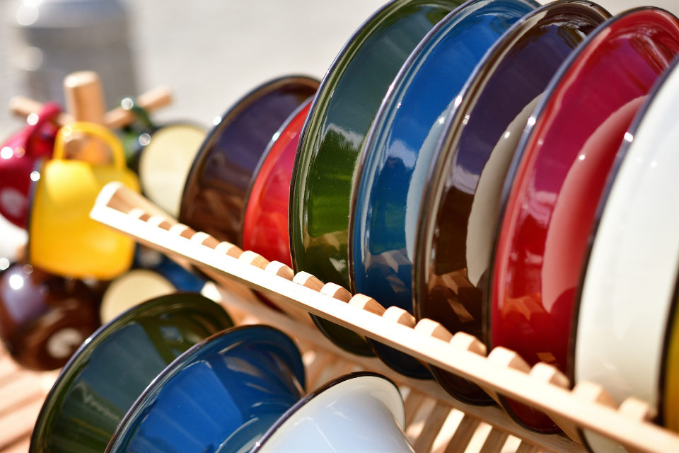 Enameled cookware
