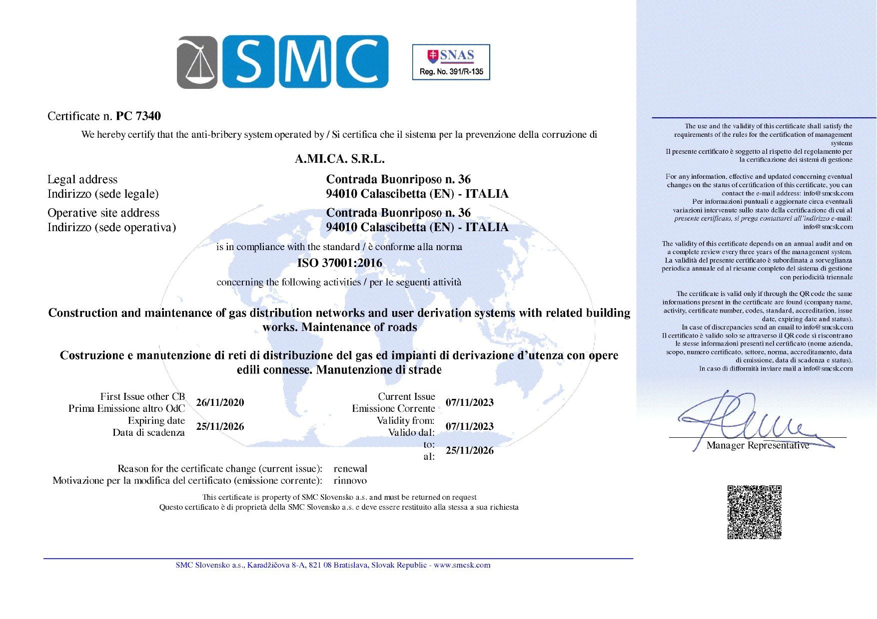 certificazione Iso 37001