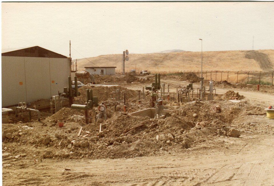 Foto d'epoca lavorazione rete gas