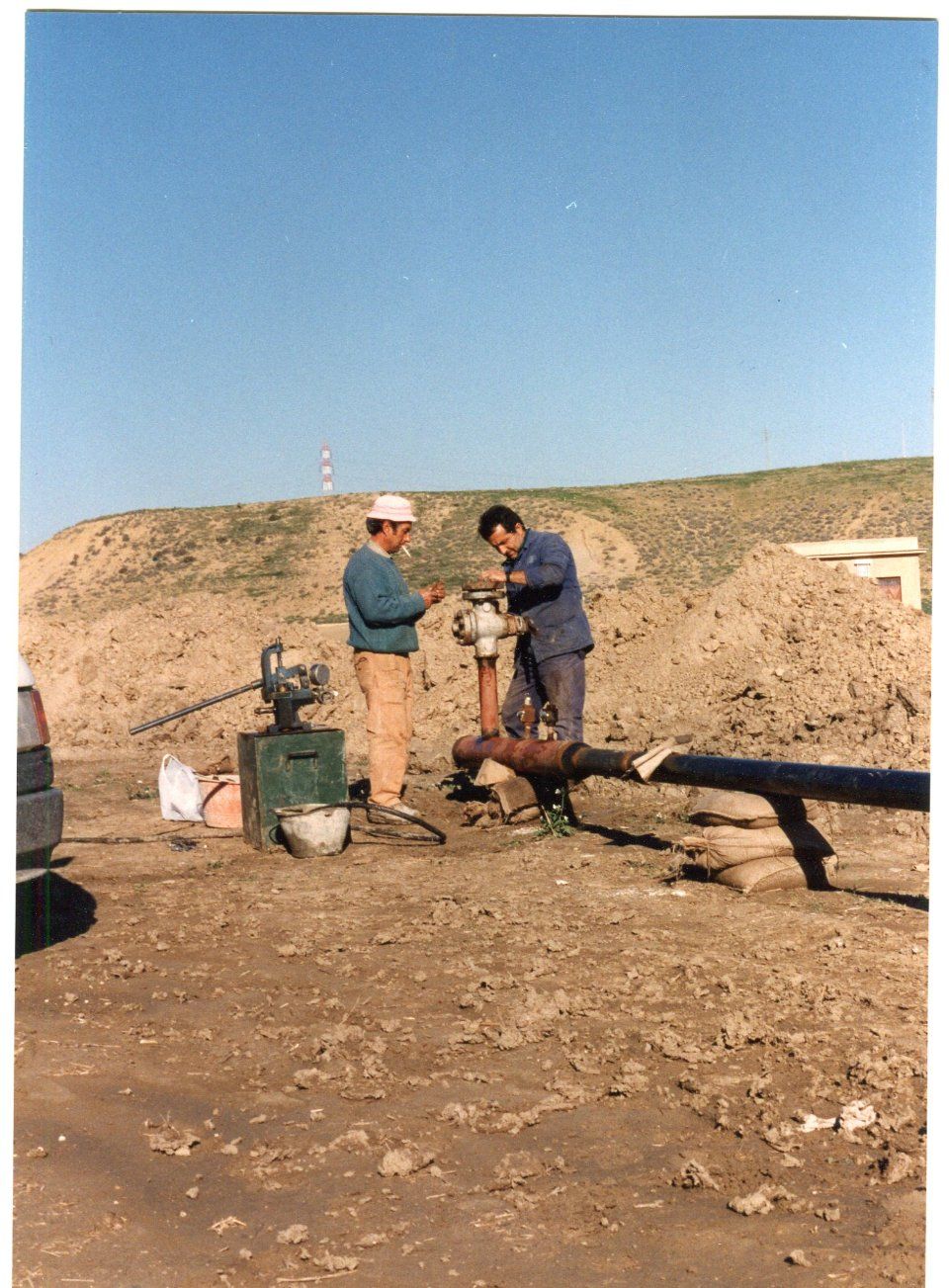 Staff con tubazione gas