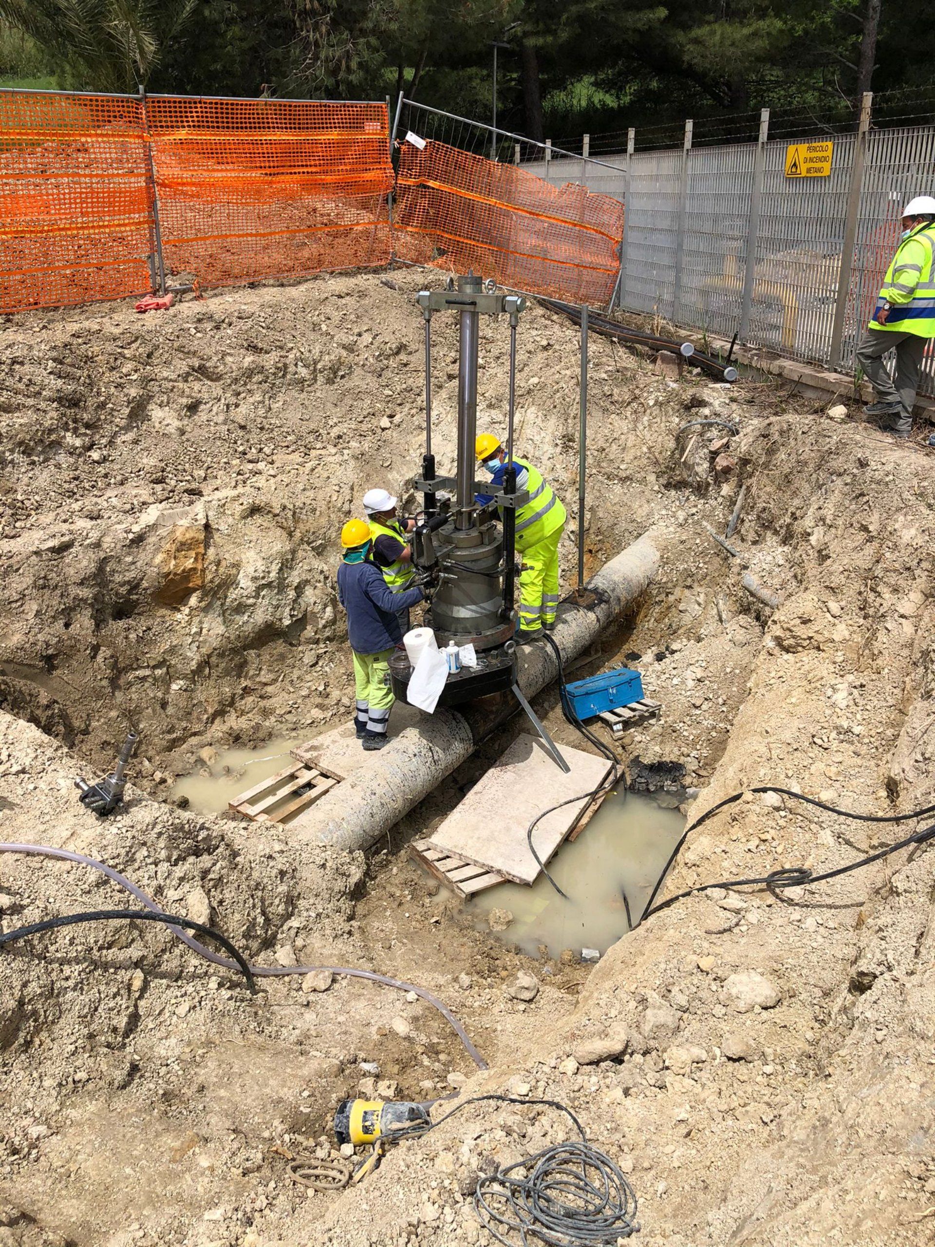 Lavori su condutture