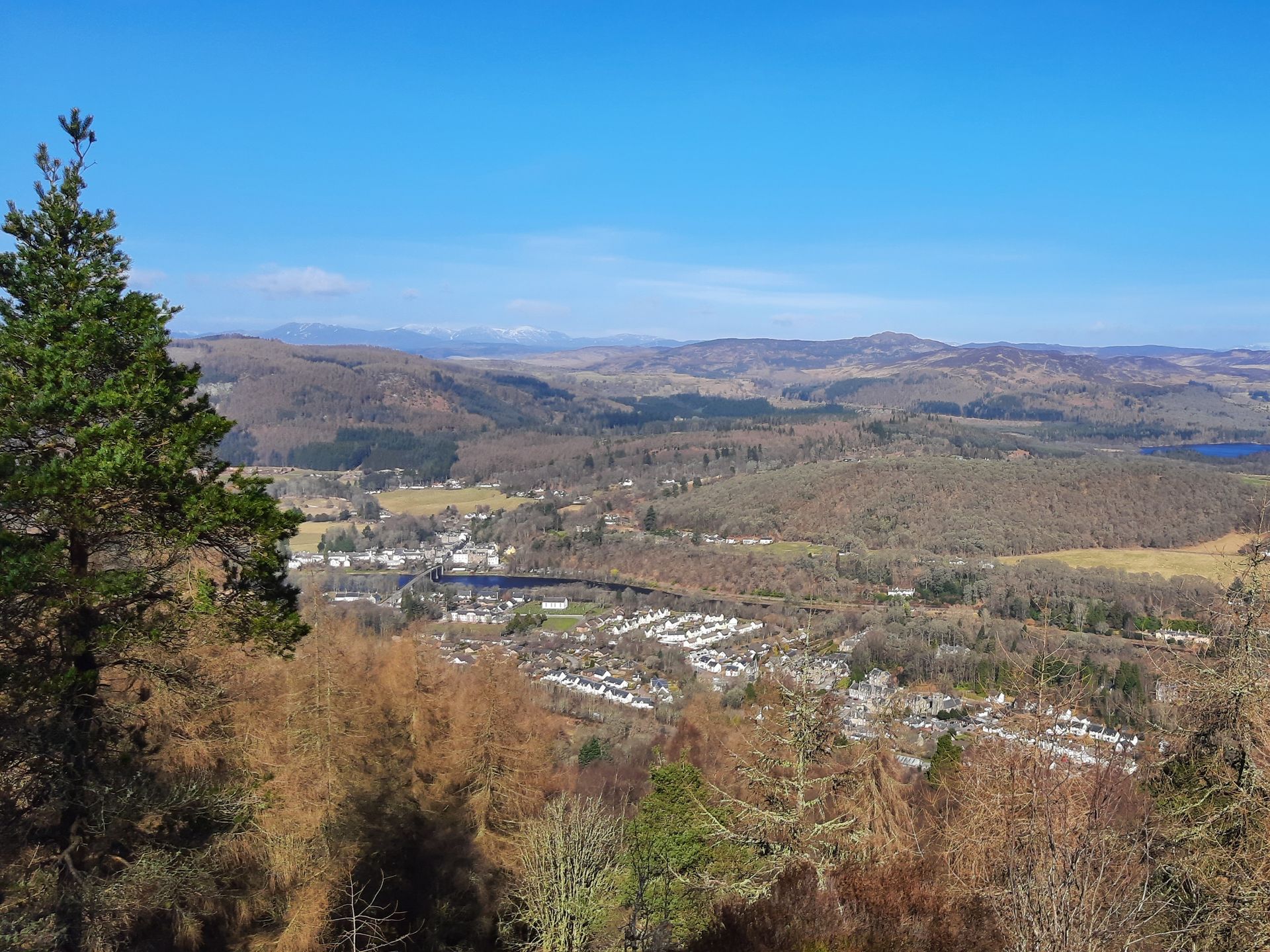 View from Birnam Hill (c) Perthshire Treks
