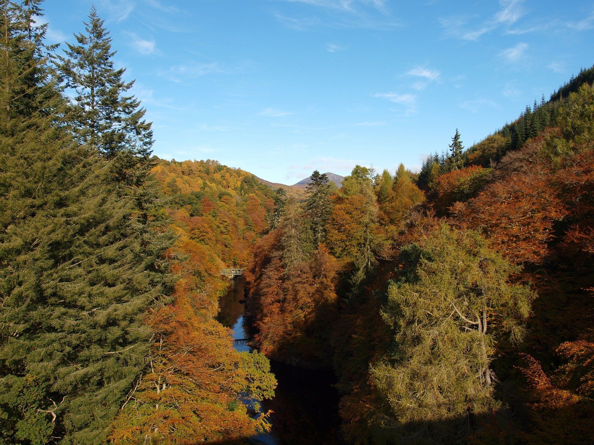 The Pass of Killiecrankie in the autumn (c) Perthshire Treks