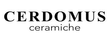 Logo della ceramica CERDOMUS in testo nero.