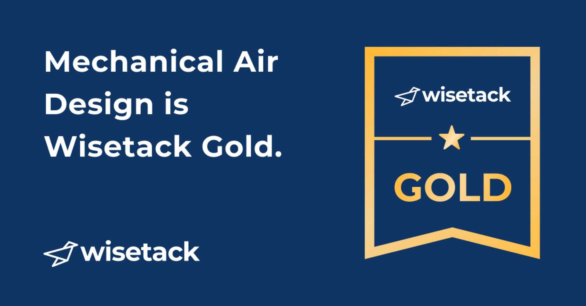 Mechanical air design is wise tack gold.