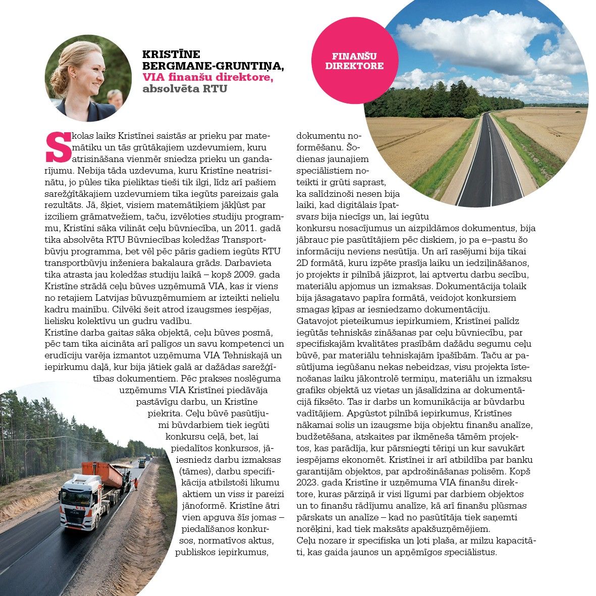 Kristīne Bergmane-Gruntiņa | SIA “VIA” finanšu direktore