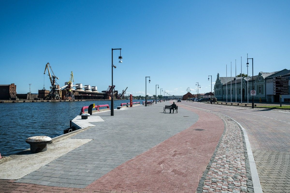 Ostas ielas pārbūve Ventspilī, bilde 1