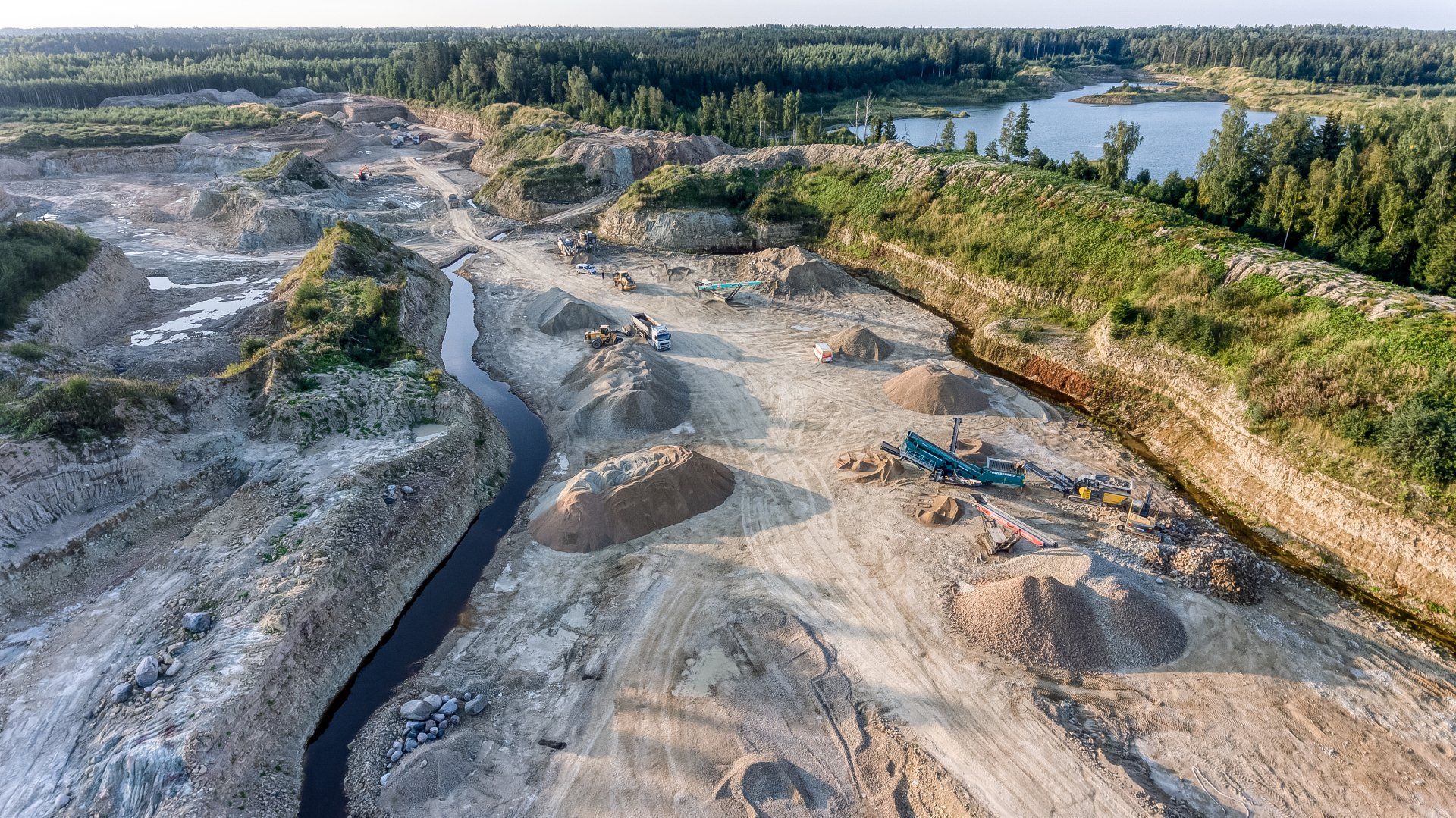 Production of aggregates
