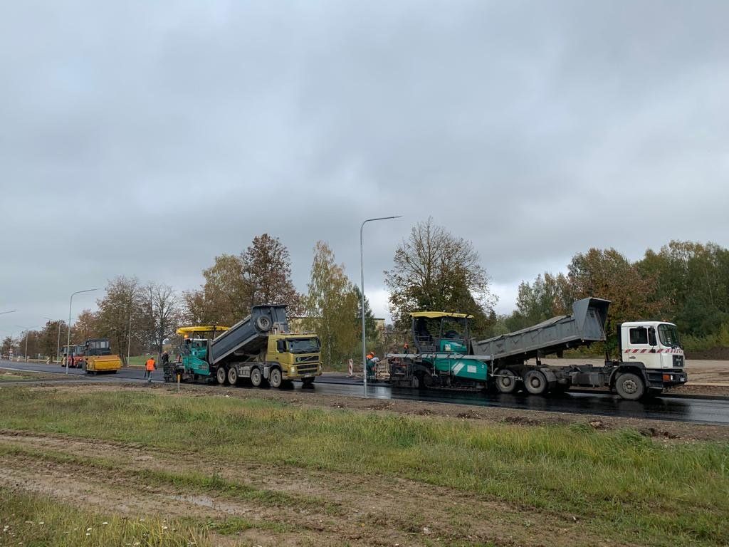 Gaismas un Jaunceltnes ielu pārbūves darbi Aizkrauklē, bilde 2