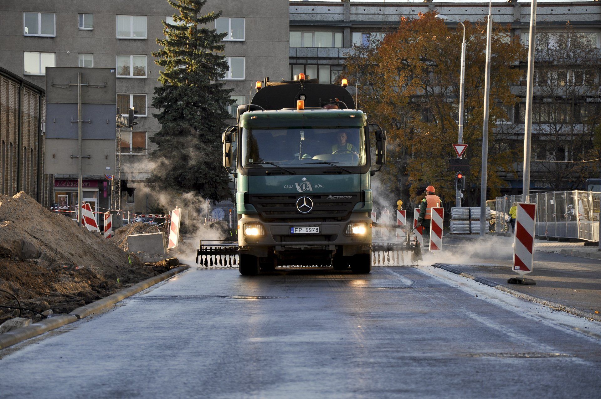 Latvijas Nacionālās bibliotēkas infrastruktūras objektu pirmās kārtas būvdarbi, bilde 4