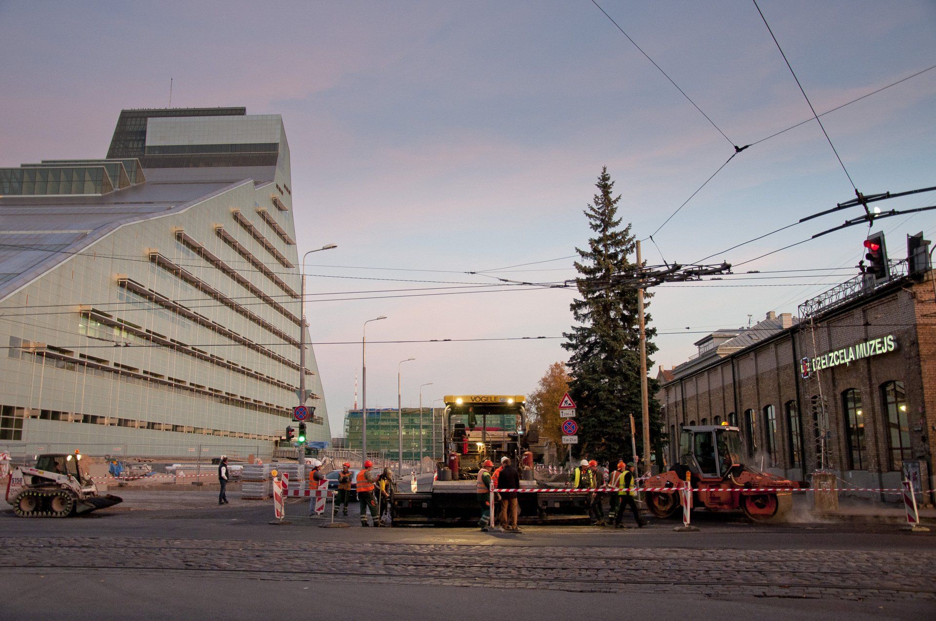 Latvijas Nacionālās bibliotēkas infrastruktūras objektu pirmās kārtas būvdarbi, bilde 6