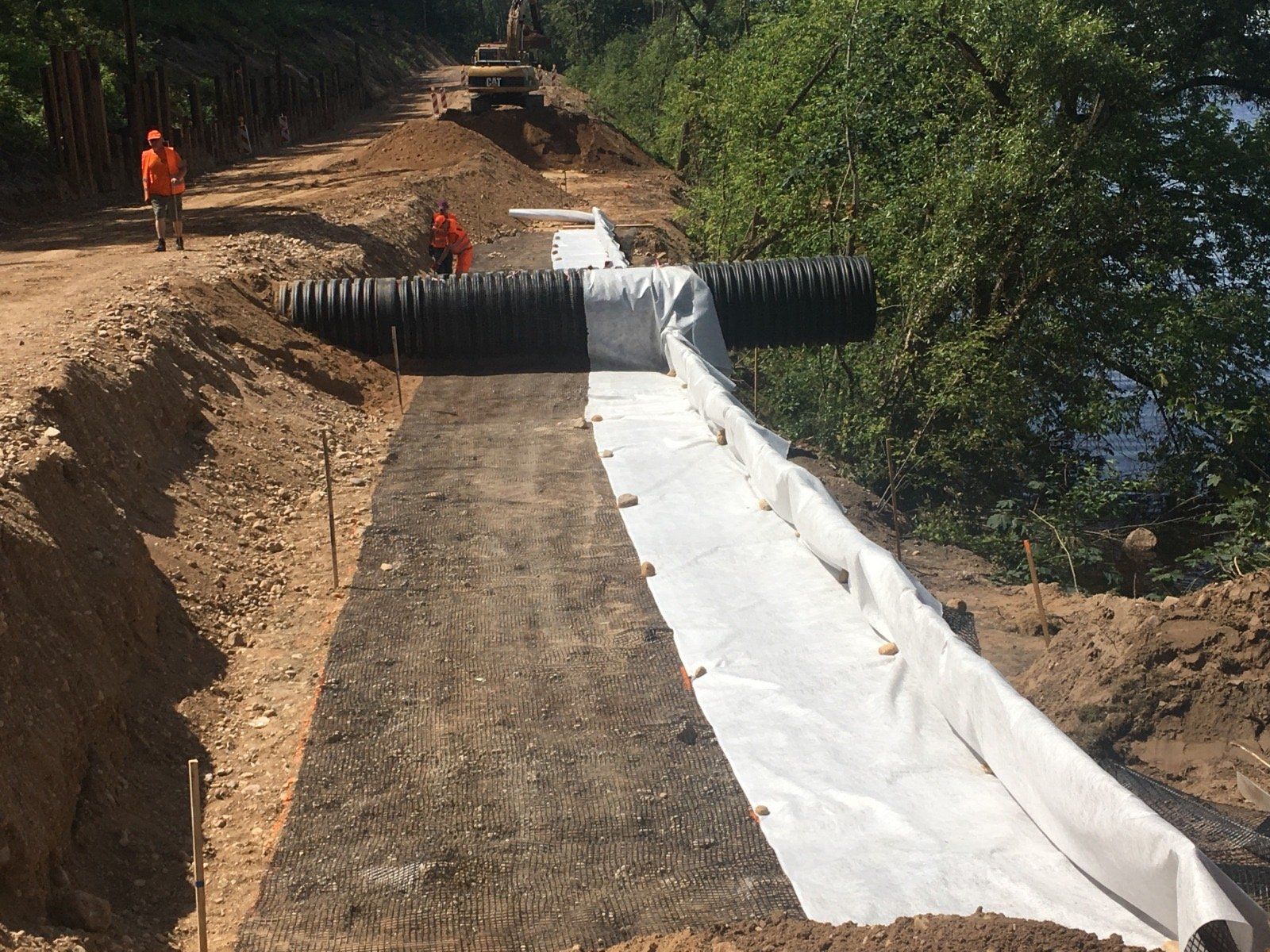 Valsts reģionālā autoceļa P87 Bauska – Aizkraukle pārbūve, bilde 17