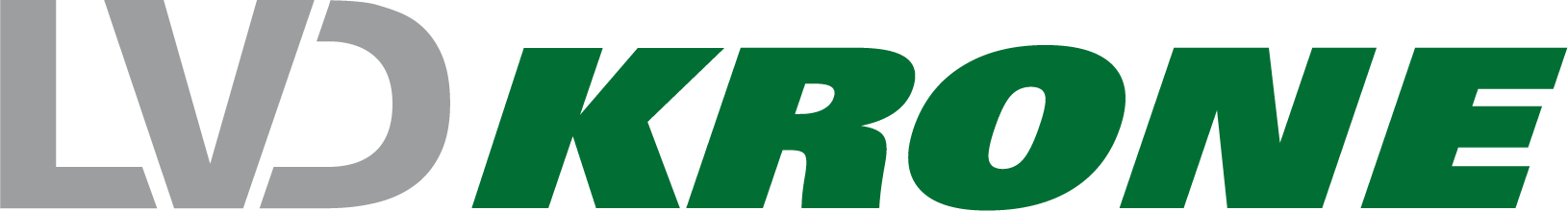 Das Wort LVD Krone ist in Grün und Grau auf weißem Hintergrund geschrieben.