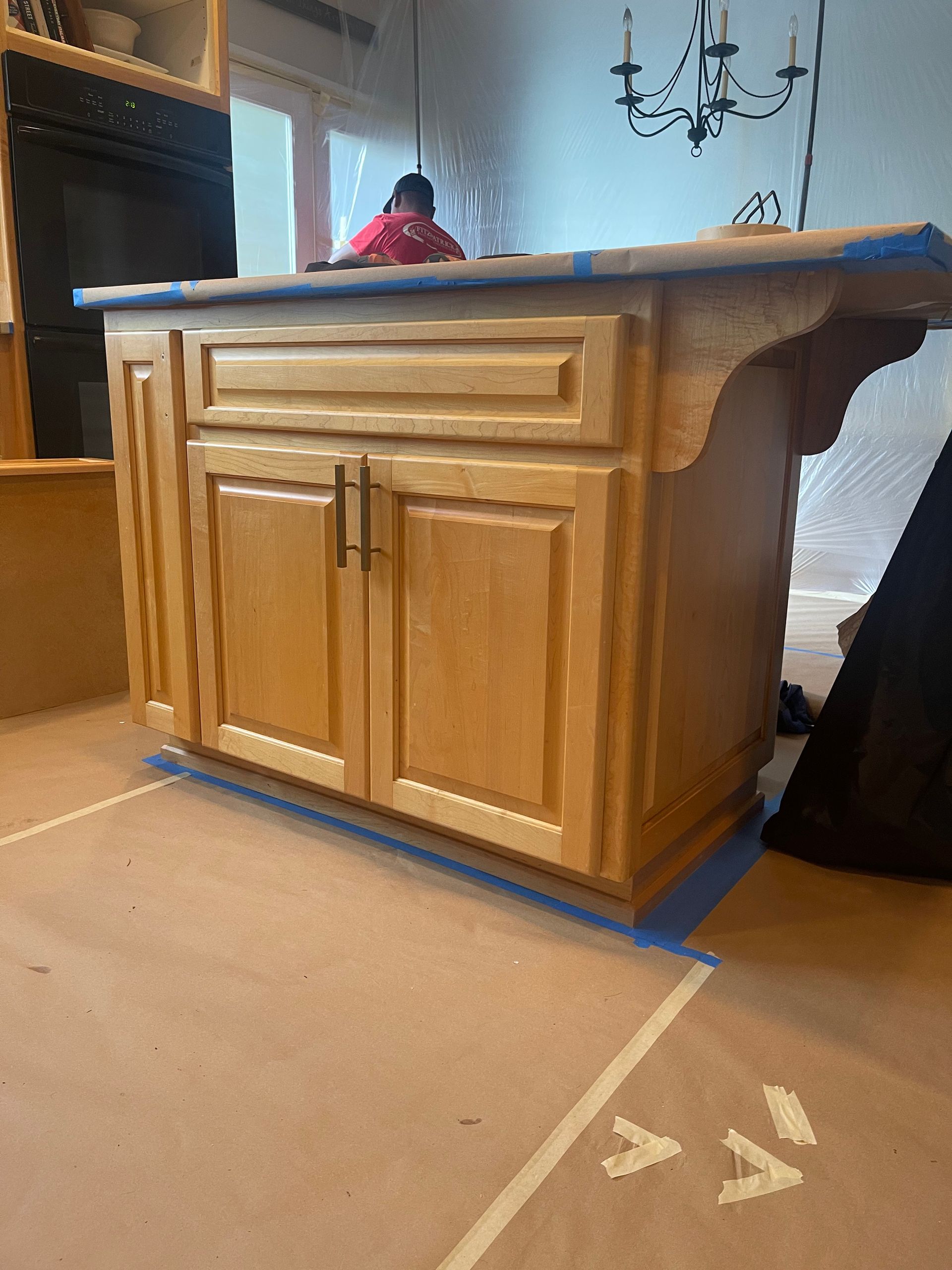Kitchen cabinet painting services