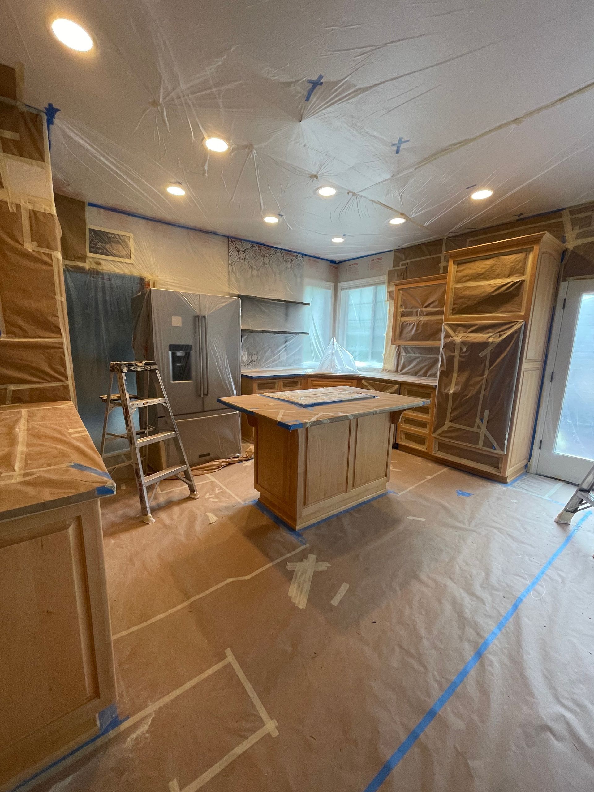 Kitchen interior painting