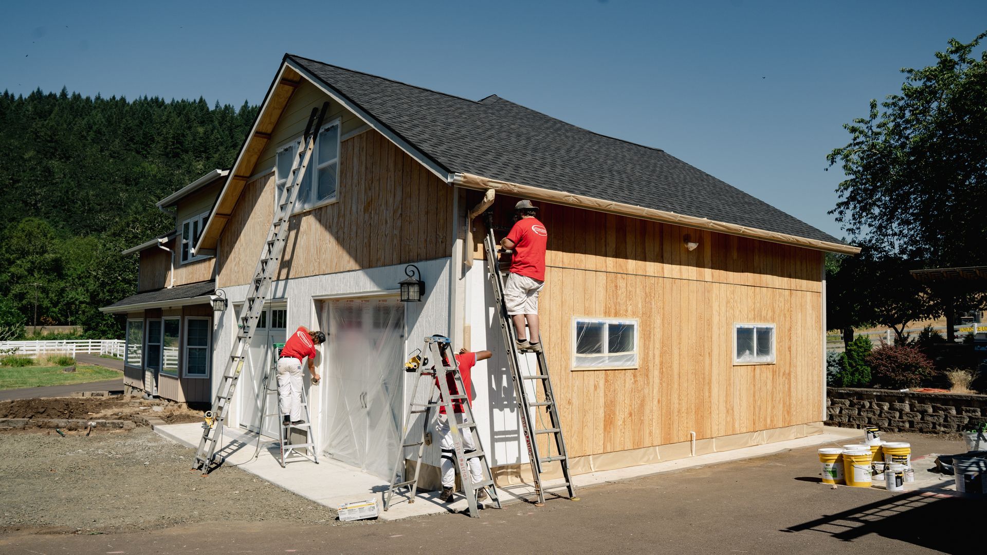 Exterior house painting