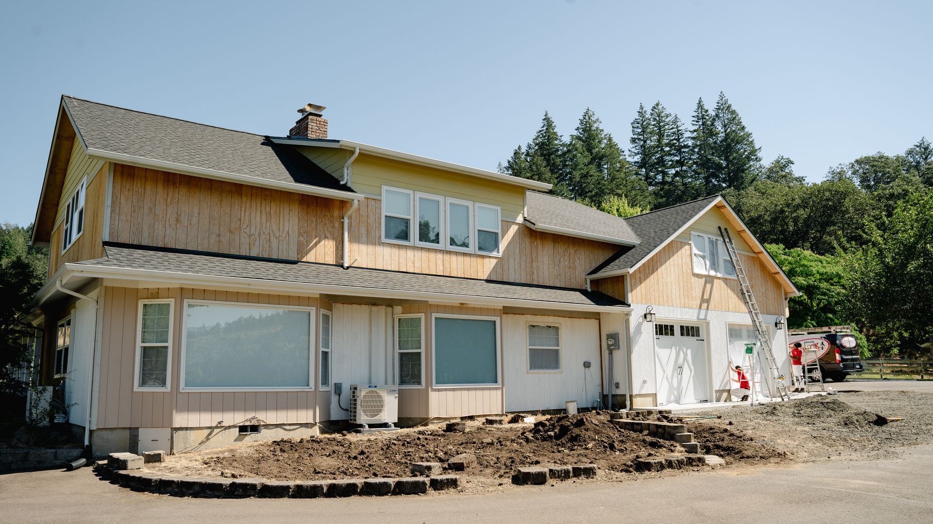 Exterior house painting