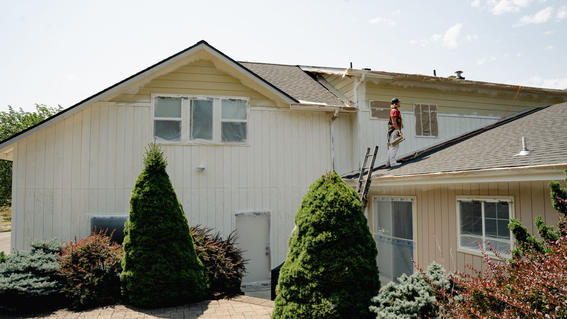 Exterior house painting