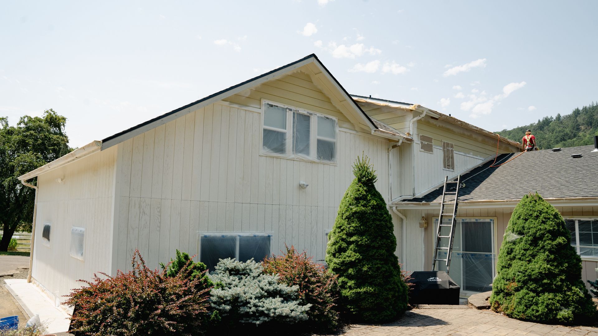 Exterior house painting