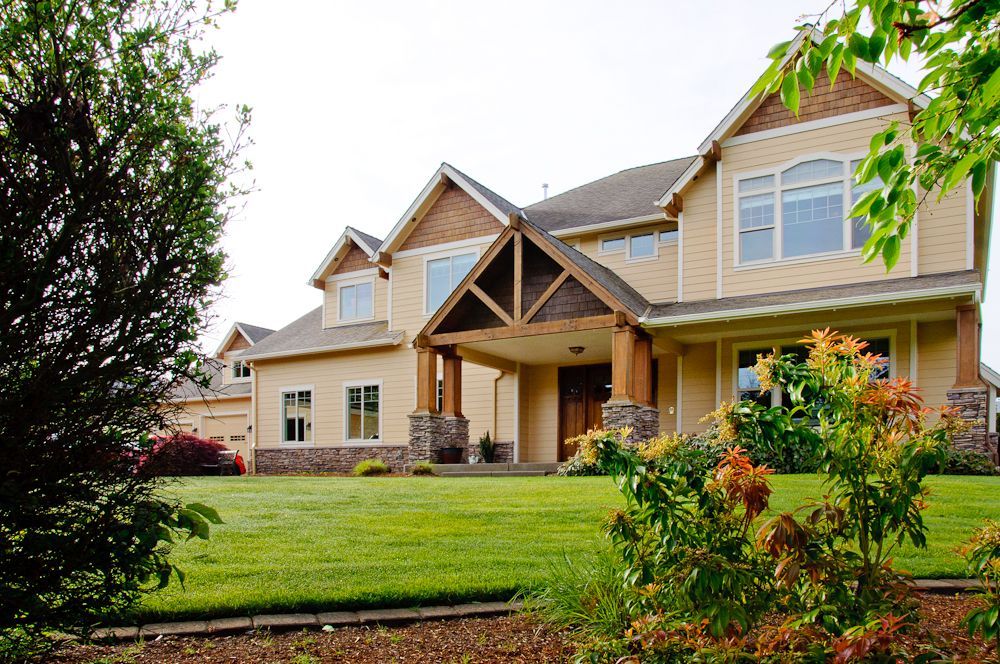 Exterior residential home painting