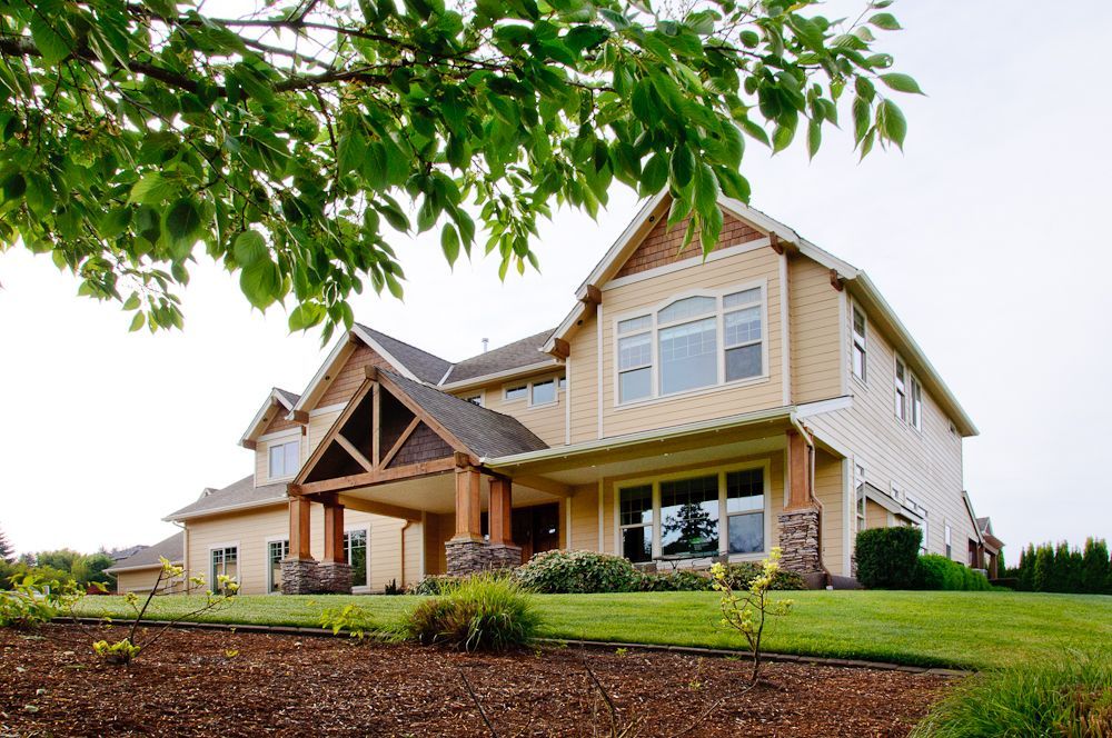 Exterior residential home painting