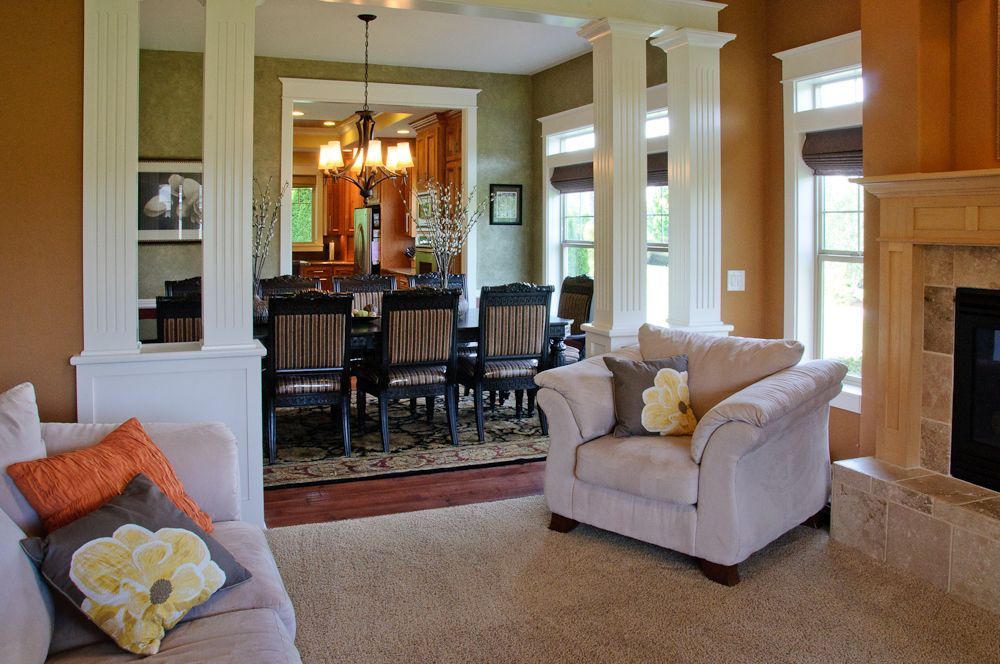 Living room interior painting