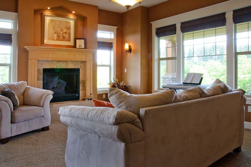 Family room interior painting