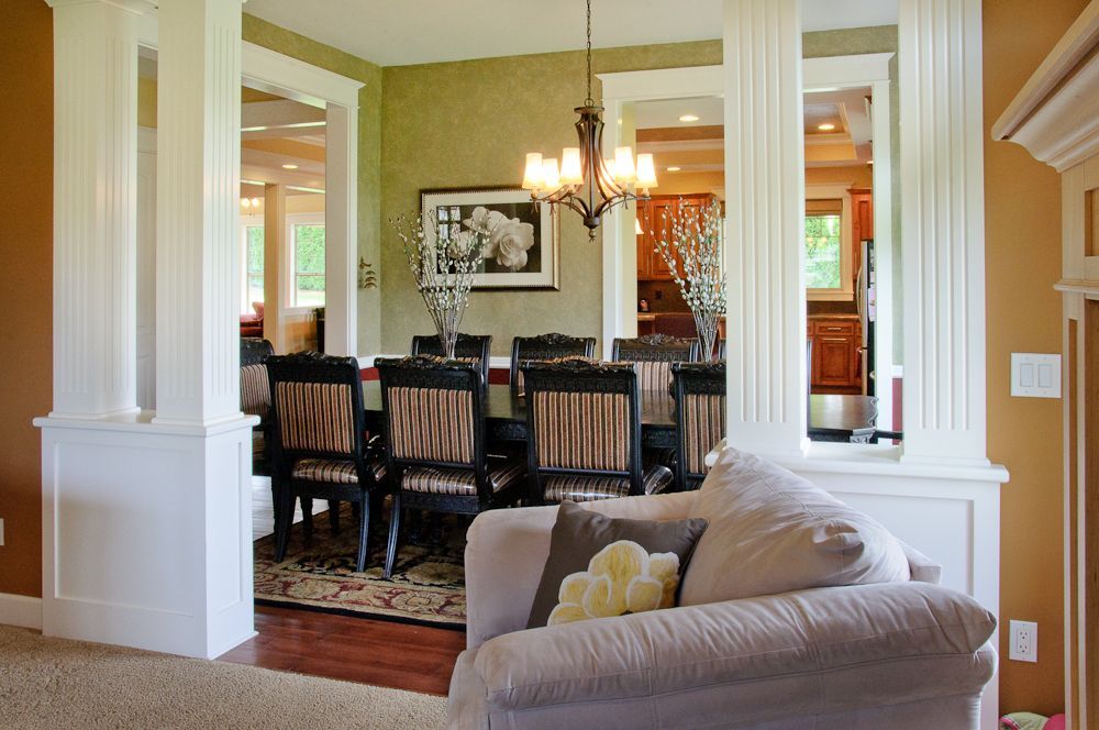 Living area interior painting