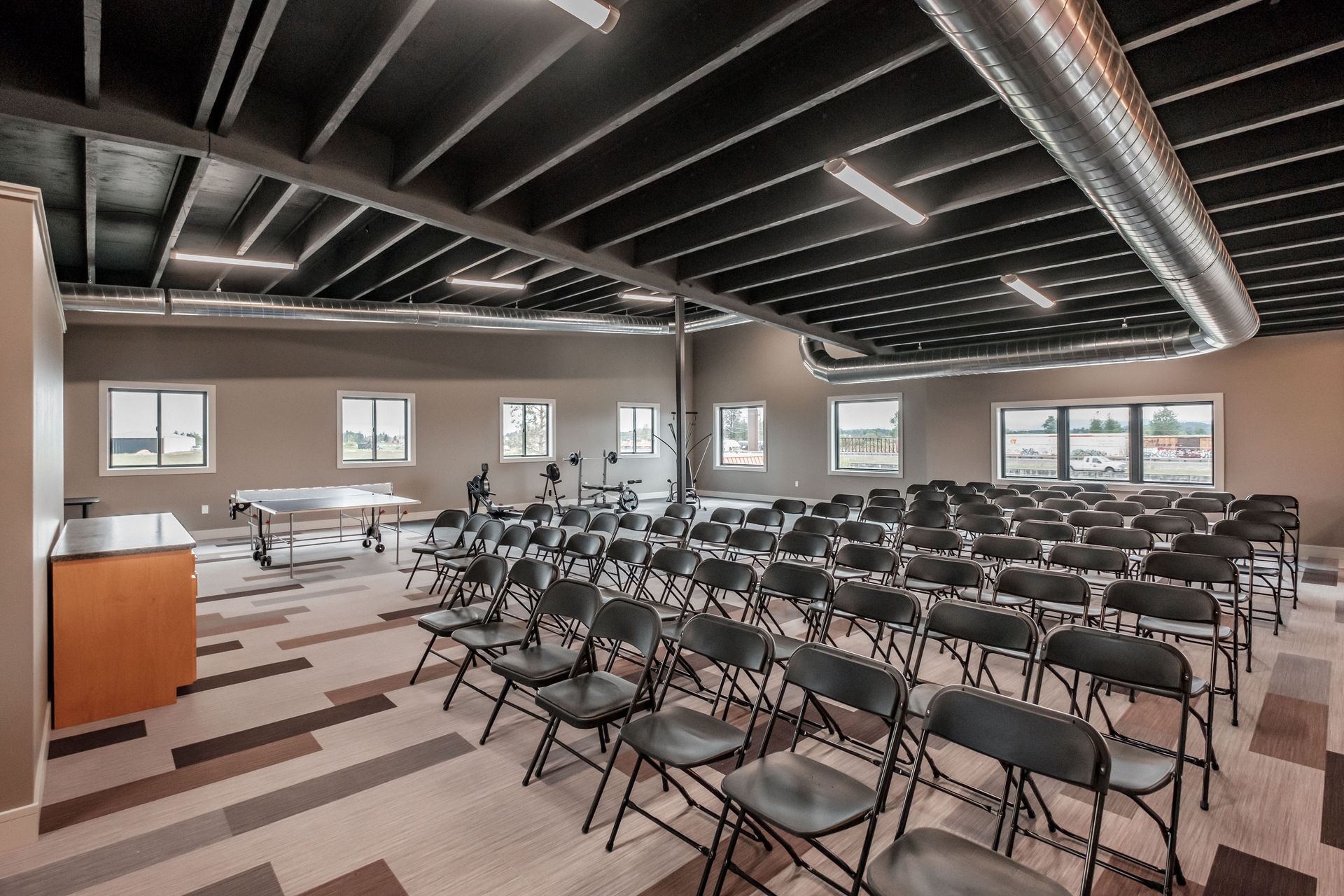 Fitzpatrick Painting and Construction employee meeting area