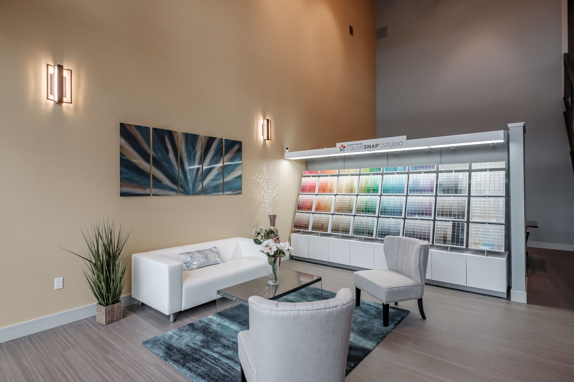 Fitzpatrick Painting office color selection area