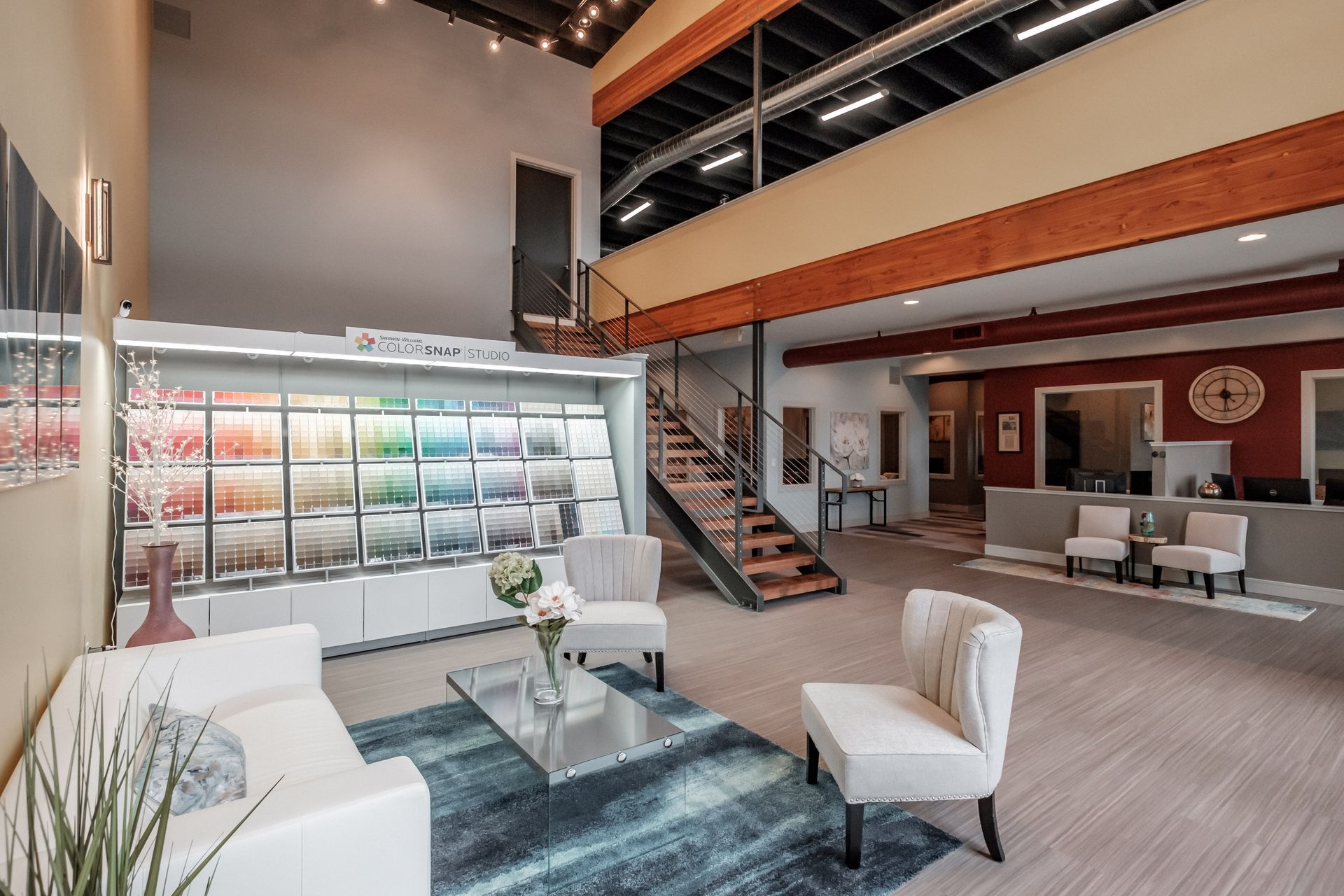 Fitzpatrick Painting office color selection area