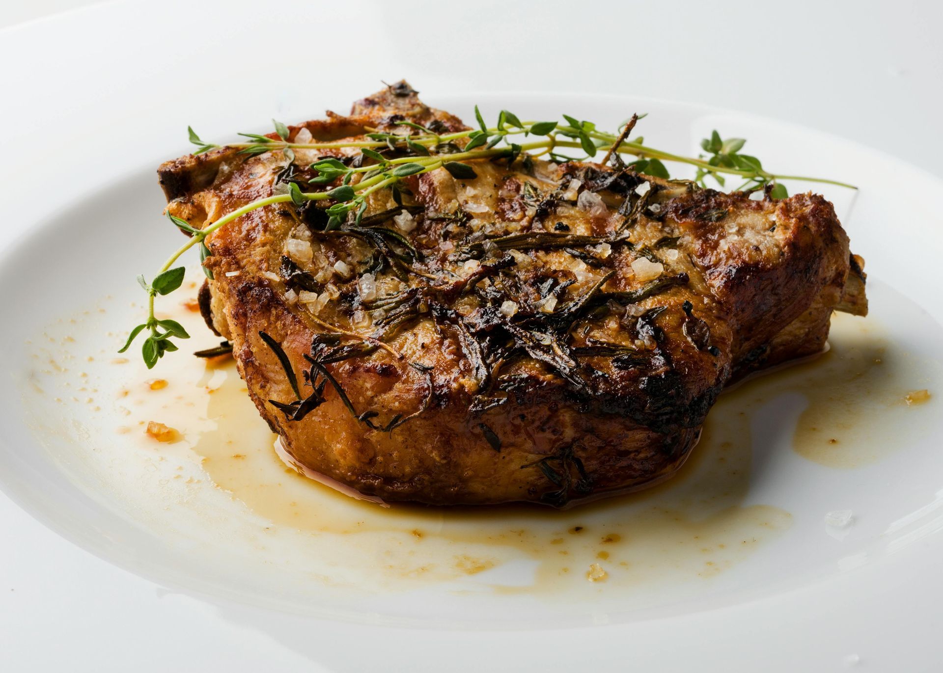 Grilled Pork Chop Scarpariello