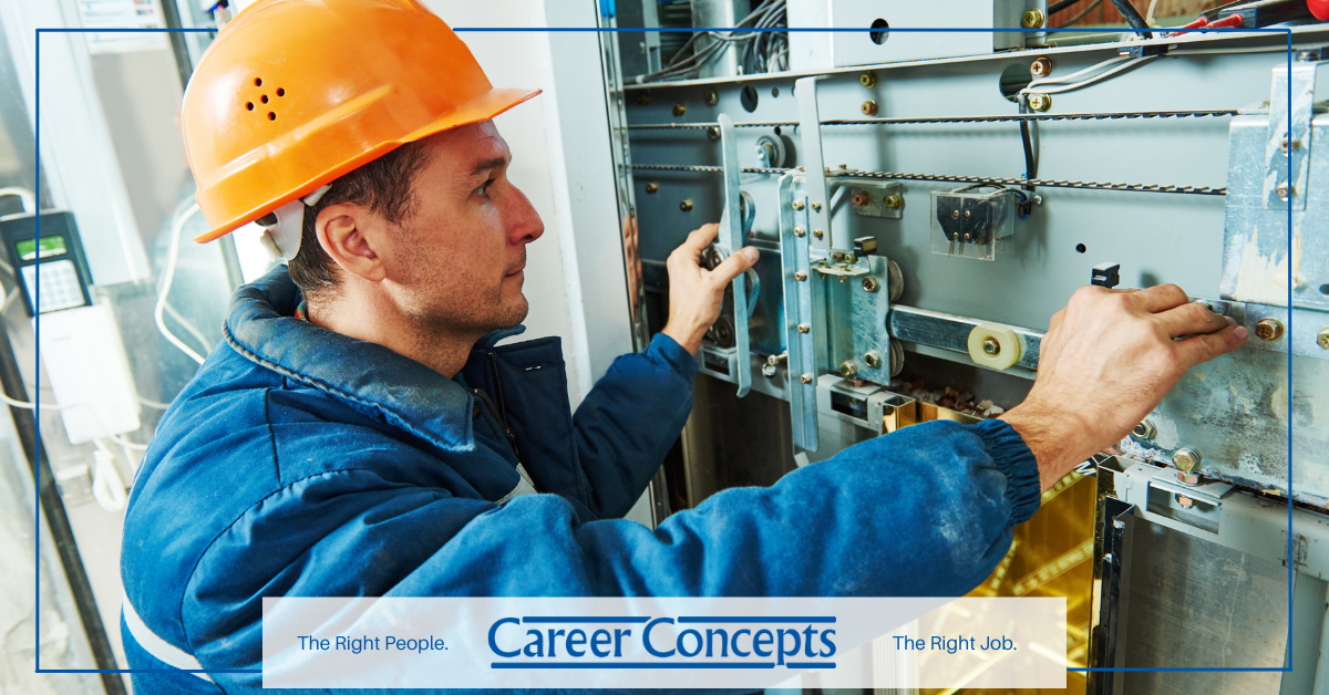 A maintenance technician working