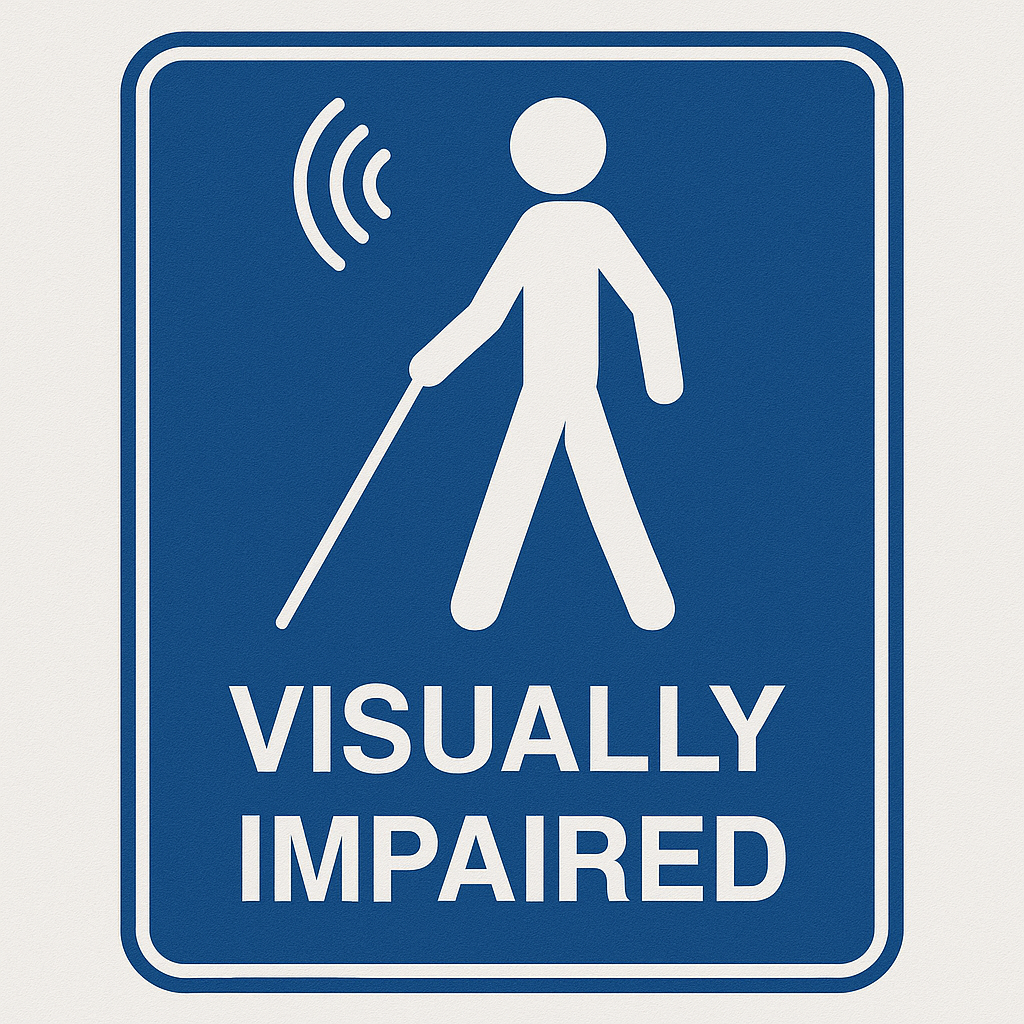 custom signage for the visually impaired in Raleigh NC by Carolina Signs and Wonders