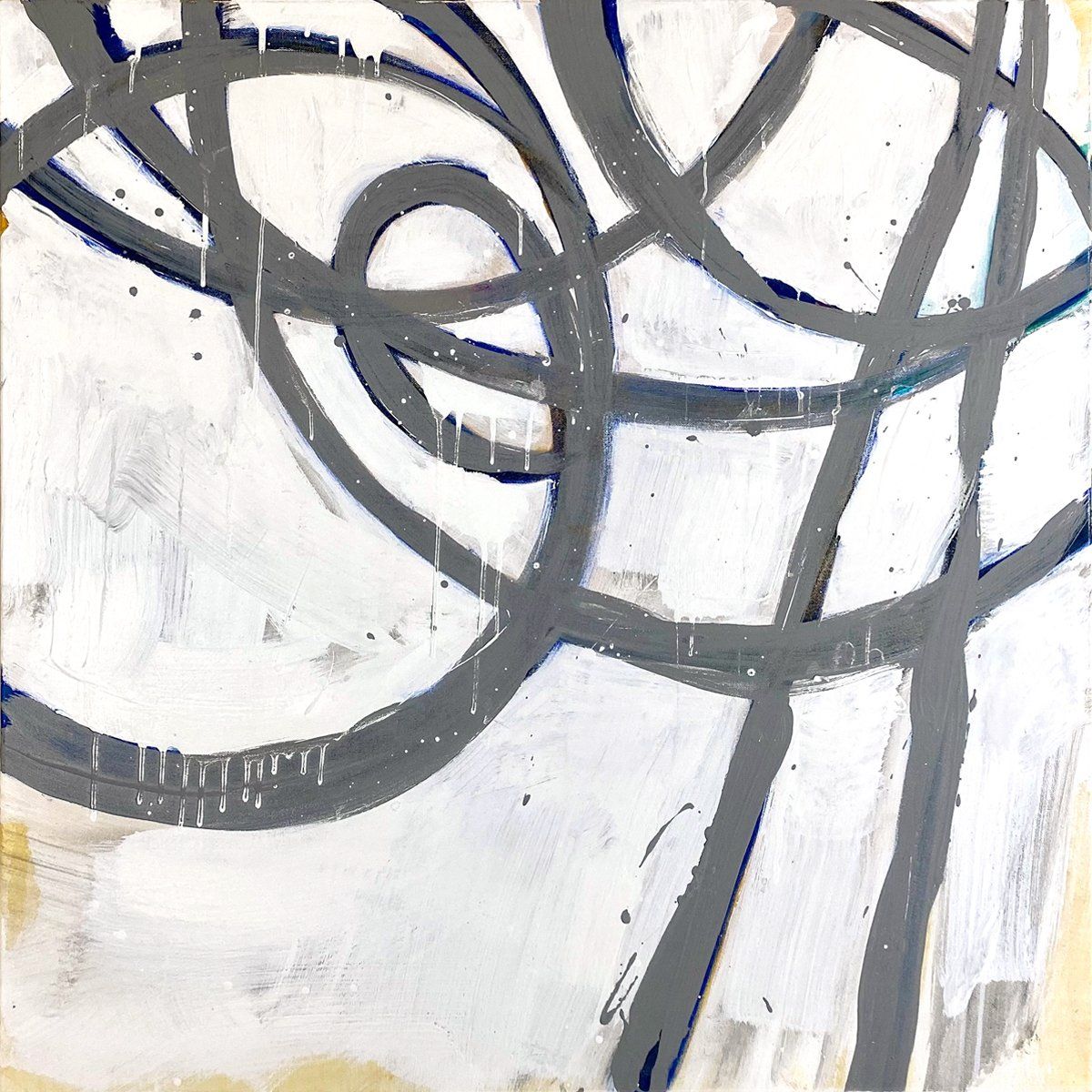 abstract custom painting commissions lease art home decor hotels