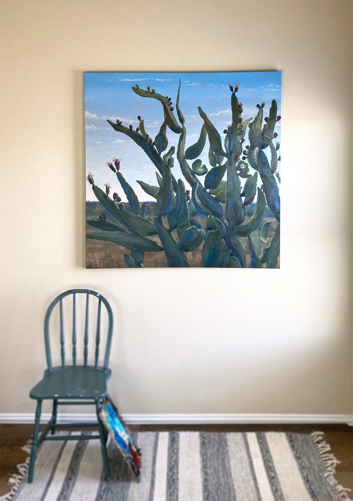 cactus custom painting commissions lease art real estate hotels