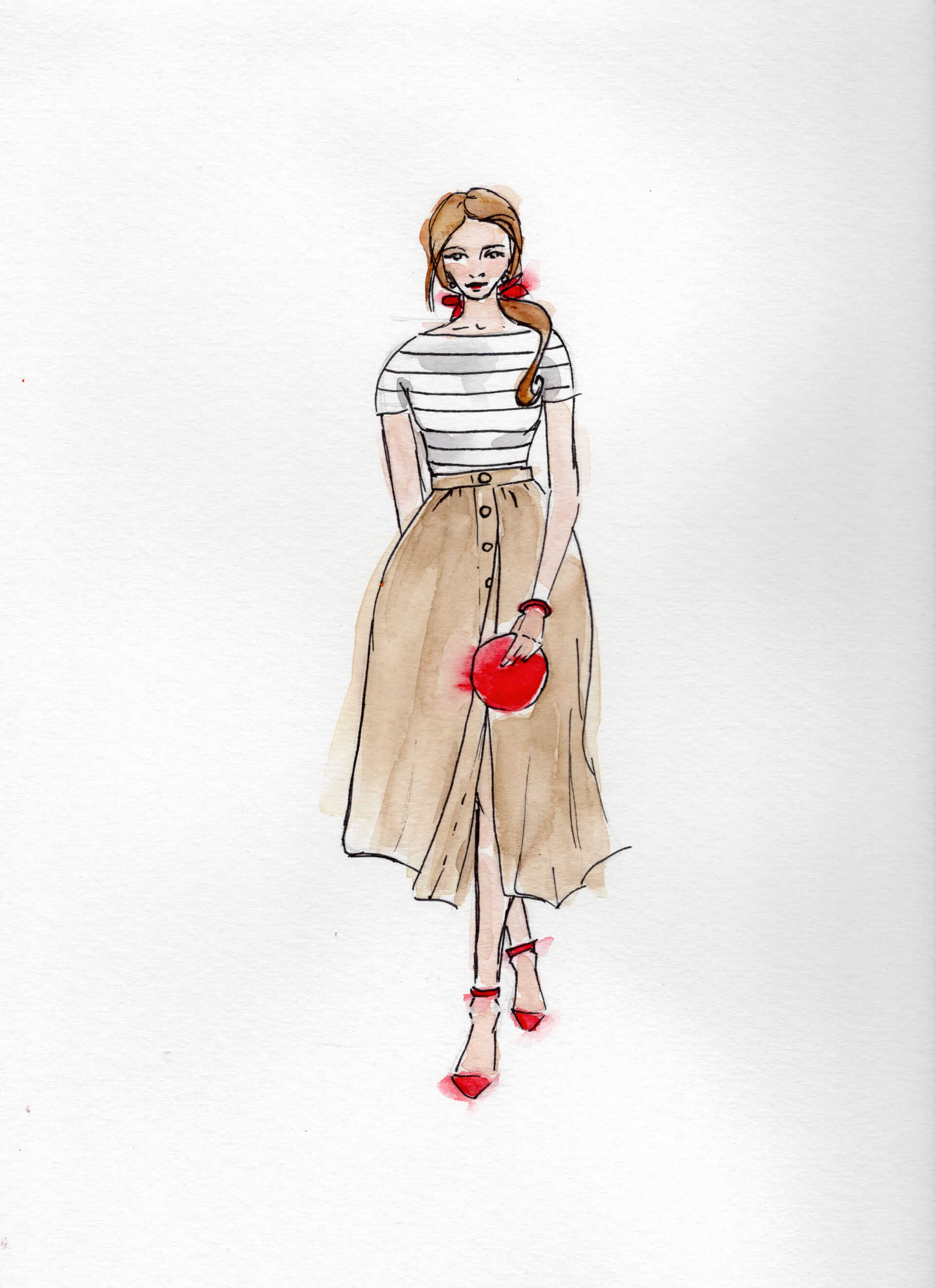 fashion custom illustrations commissions lease art home decor hotels