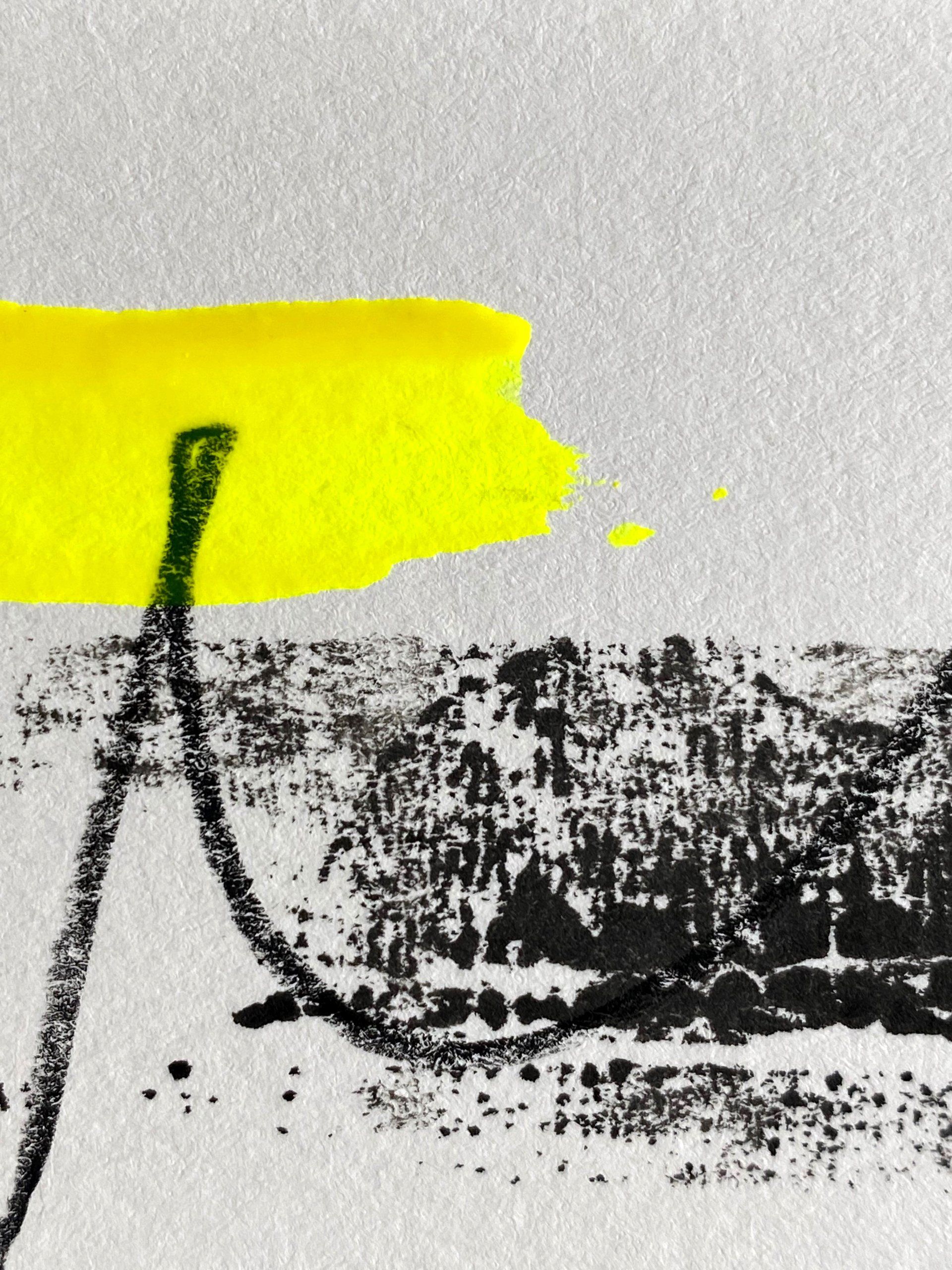 abstract custom monoprint commissions lease art home decor hotels