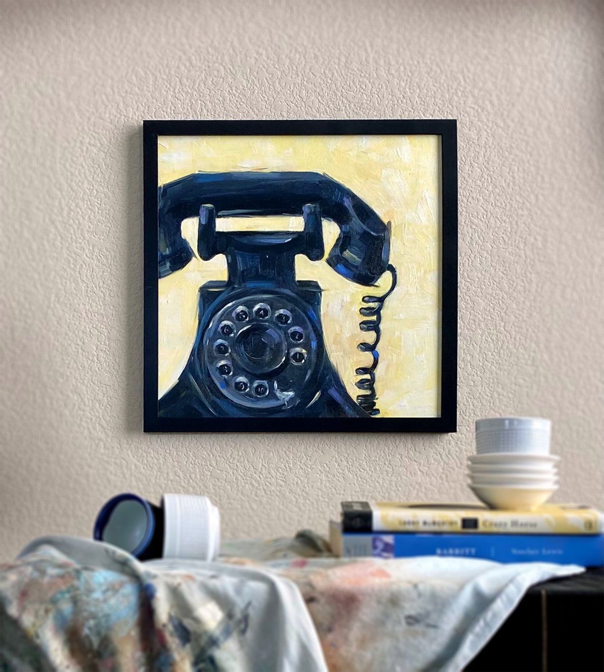phone custom painting commissions lease art real estate hotels