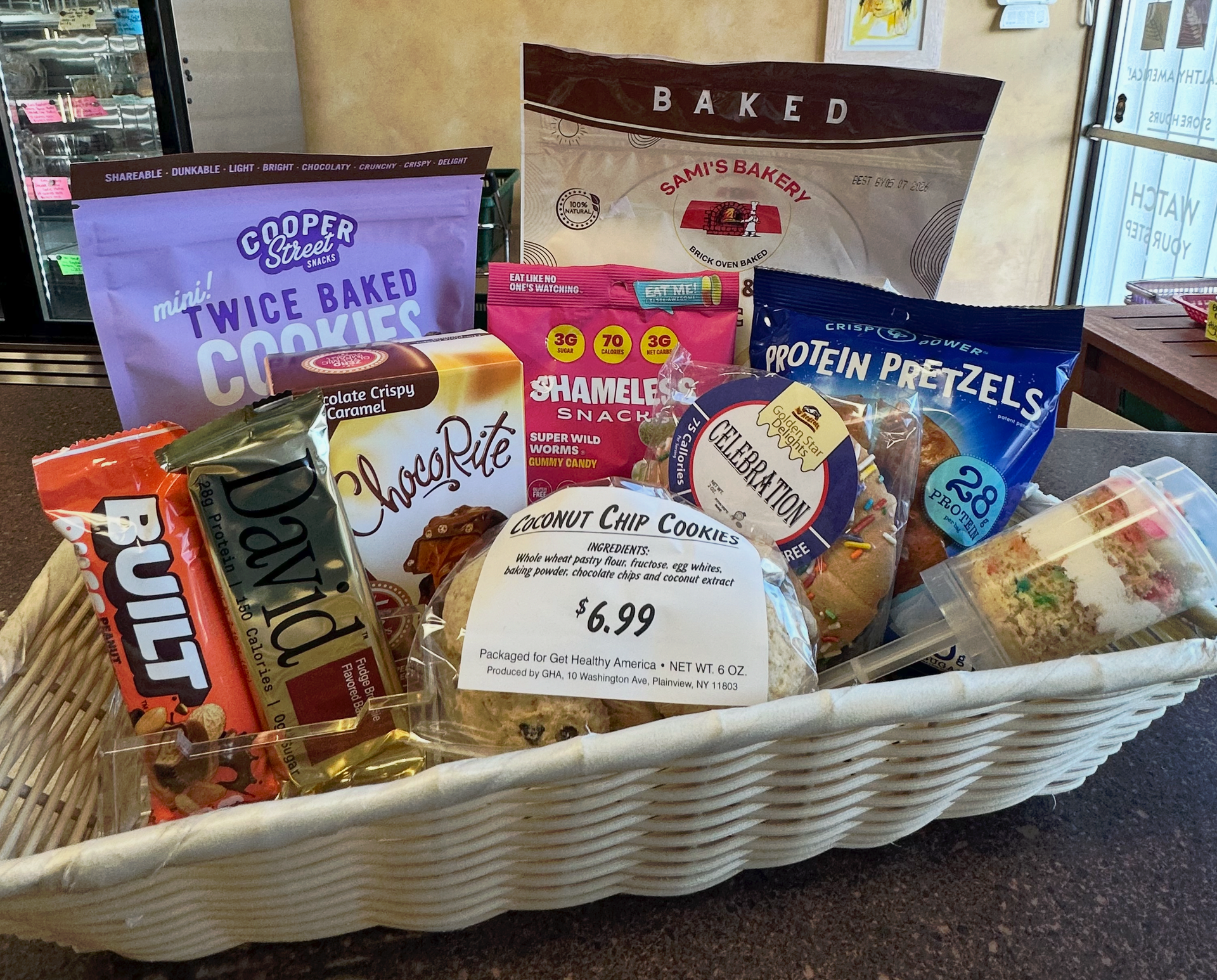 Boxes of Natural & Tasty pasta: spaghetti, lasagna, and angel hair. 