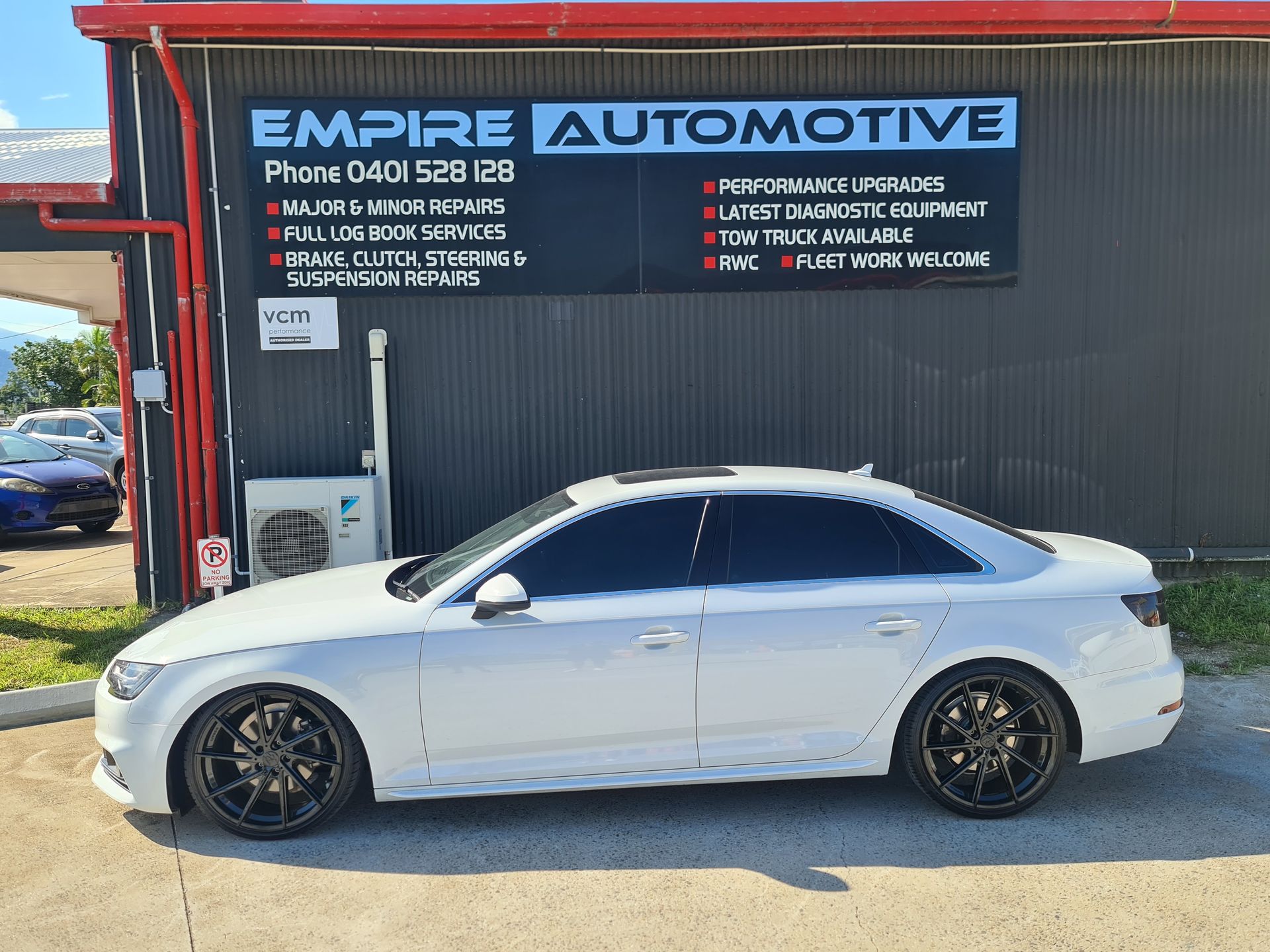 A Clutch Kit is Sitting on a Table in a Garage — Empire Automotive In Portsmith, QLD